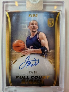 3 letreros de corte completos con autógrafo de Jason Kidd #9/10 - Imagen 1 de 2