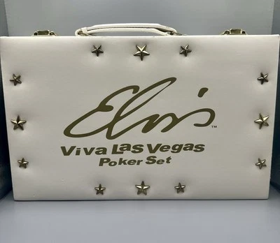 Elvis Presley “Viva Las Vegas” Poker Set (w/ Playing Cards & Sealed Poker Chips) - Image 1 of 4