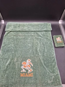 University Of Miami Hurricanes 41x24,5 Badetuch und Waschlappen - Bild 1 von 6