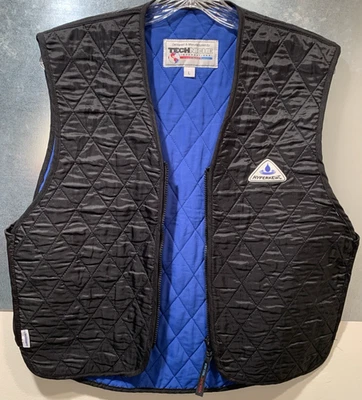 TECHNICHE HYPERKEWL Evaporative Cooling Motorcycle/Work VEST - BLACK - L - 6529 - Image 1 of 4