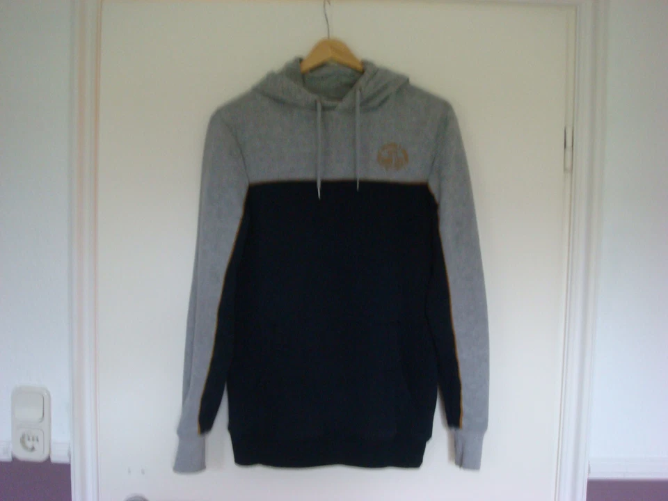 C&A Hoodie Kapuze für Herren Blau Grau Größe S - Bild 1 von 3