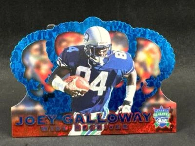 1996 PACIFIC CROWN ROYALE FOOTBALL JOEY GALLOWAY CR-105 BLUE DIE-CUT SP SEAHAWKS - Image 1 of 2
