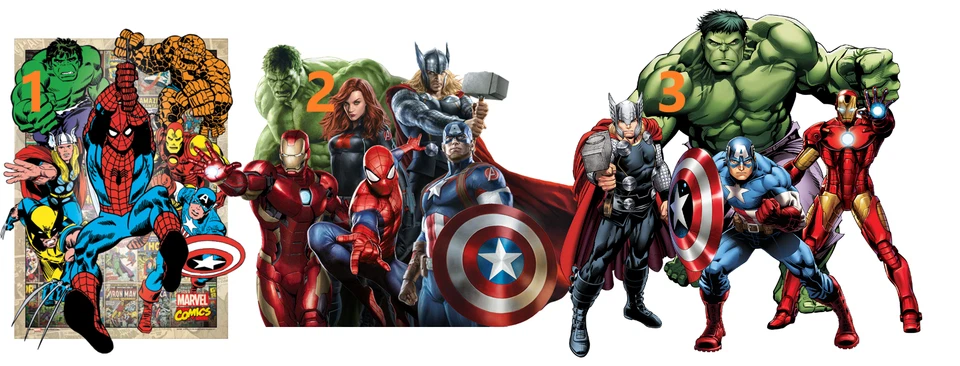 Calcomanía adhesiva impermeable Marvel Avengers Hq Foto 1 de 1