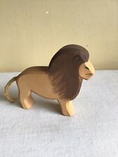 Ostheimer Germany Hand Carved Hand Painted Wooden Male Lion Pretend Play Toy