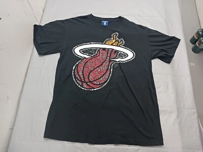 Camiseta Unk Blue Lable NBA Miami Heat Logo Talla L Foto 1 de 4