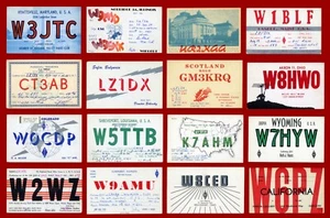 #32982 Lot of 16 vintage radio cards - Picture 1 of 5