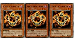 Yugioh - 3X Magic Hole Golem - Común - 1ª Edición - ABPF-EN008 - Casi Como Nuevo - Imagen 1 de 1