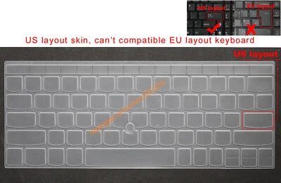 US Keyboard Protector Skin Cover for IBM Lenovo E220 E130 E135 X121E X130E,S220 - Image 1 of 3