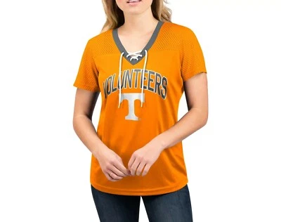 Tennessee Volunteers Women's G-III For Her Lace-Up V-Neck Top - New With Tags! - Image 1 of 2