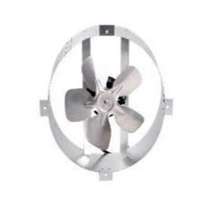 Amtrak Solar Powerful Attic Exhaust Fan Gable Vent Galvanized 12-Inch Fan - Picture 1 of 8