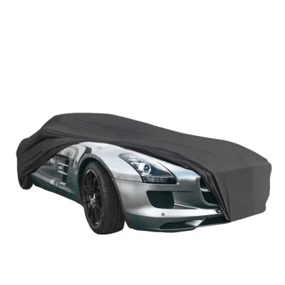 Indoor car cover fits Mercedes-Benz SLS AMG Roadster bespoke Berlin Black cov... Foto 1 de 4