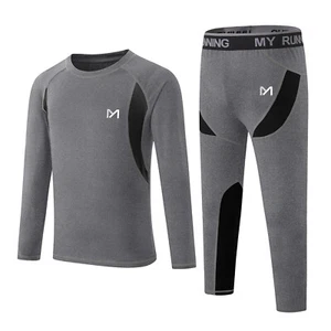 Kids Thermal Underwear Set Soft Fleece Lined Long Johns Warm Baselayer For Ski - Picture 1 of 37