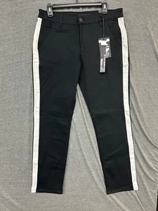 Jeans Fried Para Hombre 33 X 30 Negro Denim Algodón Elastizado Calce Ajustado Pierna Ajustada Cremallera Mosca - Imagen 1 de 12