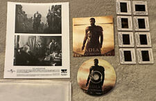 Gladiator Movie Promo Press Kit w/8 Color Slides, 8” X 10” B&W, Photo CD