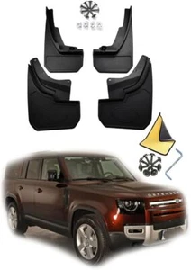 Fits for LR Defender 130 2020-2026 Mud flaps Mudguards Fenders Splash Guards - Picture 1 of 5