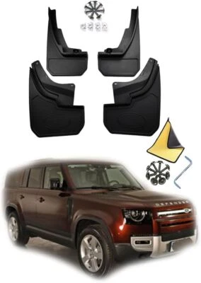 Fits for LR Defender 130 2020-2026 Mud flaps Mudguards Fenders Splash Guards - Image 1 of 4
