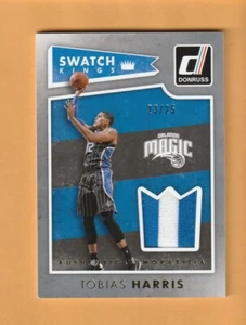 Tobias Harris Orlando Magic 2015-16 Donruss Swatch Kings JSY/25 Tennessee 2O - Imagen 1 de 2