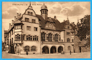 Freiburg im Breisgau (um 1915) - Neues Rathaus - AK 839