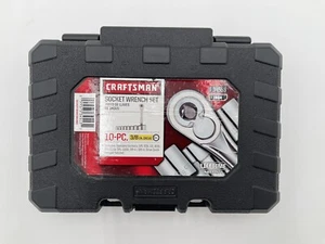 Sears Craftsman 10 Piece, 3/8 Drive, SAE, 6 Point Socket Ratchet Set, 9_34553 - Picture 1 of 12