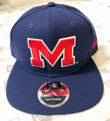 Gorra Ole Miss Rebels NCAA NE "Original Fit" Snapback ~ Azul/Rojo Foto 1 de 4