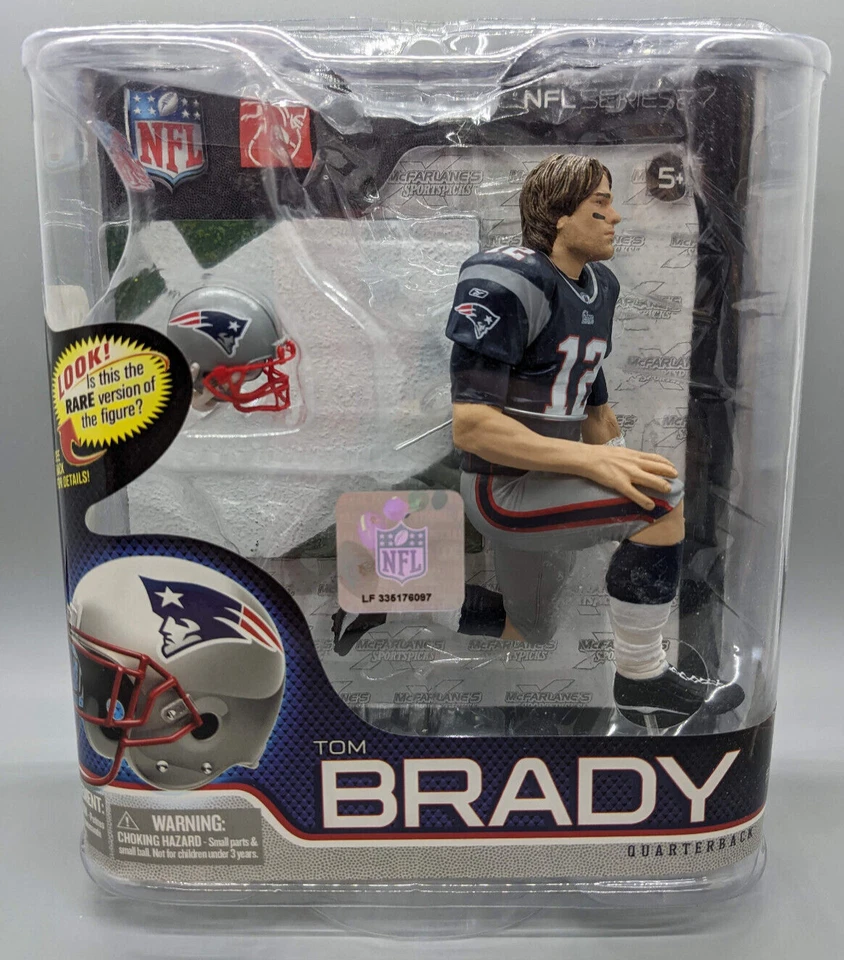 McFarlane NFL 27 Tom Brady Bronze Chase White Jersey Variant 1893 of 2000