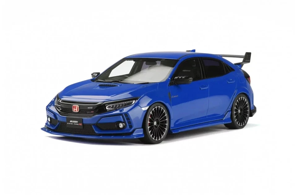 HONDA CIVIC TYPE R MUGEN FK8 BLUE HOT HATCH 1:18 SCALE MODEL BY OTTO OT987 RARE - Image 1 of 4
