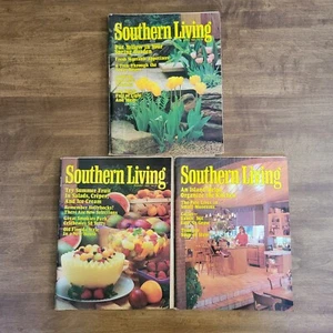 Vtg Southern Living Magazine Lot of 3 Jan April Aug 1984 Advertising Recipies - Imagen 1 de 12