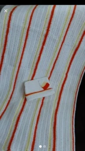 NEU Baby Afghan mit passender Zuckermais Mütze Handarbeit  - Bild 1 von 2