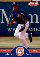 2013 Chattanooga Lookouts Grandstand #24 Miguel Rojas Los Teques Venezuela Card