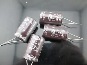 11 Stck. Samwha WL 160 V 100uf 16x25mm lange Lebensdauer Elektrolytkondensator 105°C - Bild 1 von 3