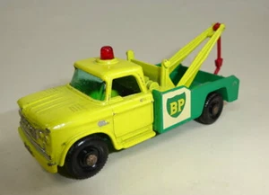 Matchbox RW 13D Dodge Wreck Truck grün & gelb "BP" sehr gut - Picture 1 of 5