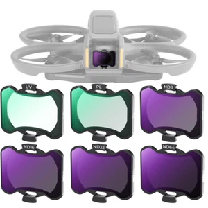 Paquete de 6 filtros Avata 2 ND ND8/ND16/ND32/ND64 para DJI Avata 2 lentes CPL UV - Imagen 1 de 10