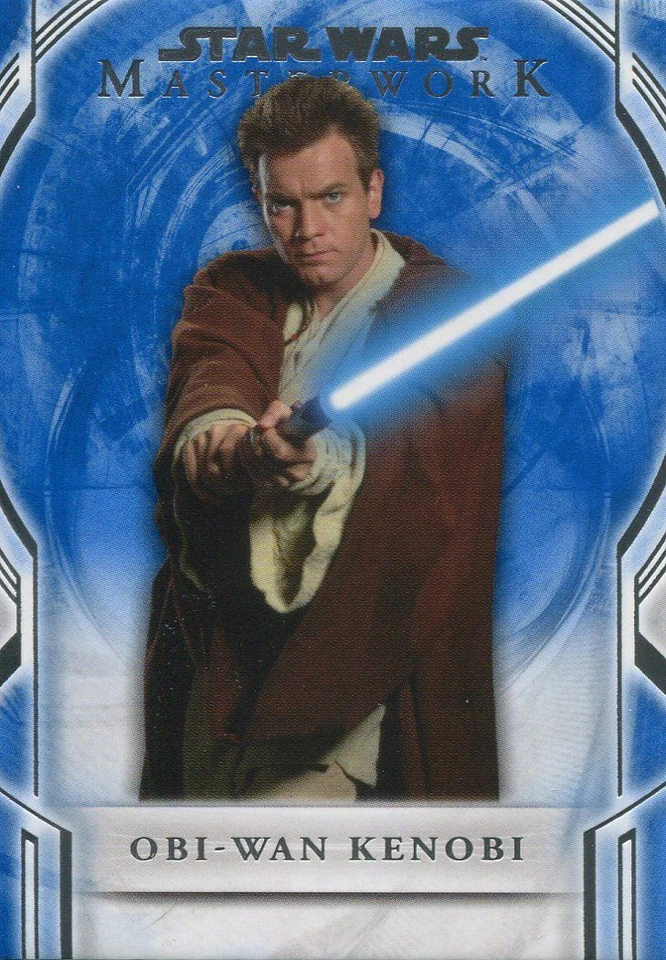 Star Wars Masterwork 2018 Blue Base Card 5 Obi-Wan Kenobi - Image 1 of 1