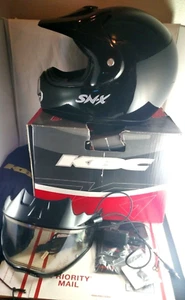 KBC SN-X Snowmobile Helmet with Electric Heated Shield size XL Motorcycle Black - Picture 1 of 15