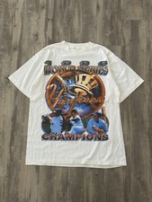 Vintage 90s New York Yankees 1996 World Series Rap Tee Sz L VTG RARE