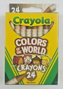 Crayola 24 Count Colors Of The World Nontoxic Crayons One Size Multi - Picture 1 of 2