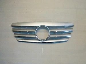 Front Grille Silver For '2000-'2002 Mercedes Benz W210 E-Class E320/E430/E55 AMG - Imagen 1 de 2