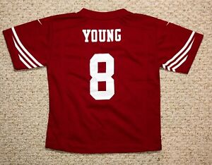 Steve Young #8 San Francisco 49ers NFL Nike Red Jersey Boys