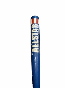 Worth SoftBall Bat 600 FP Allstar Red White Blue Star Wood Bat 34.5" Sport - Picture 1 of 18