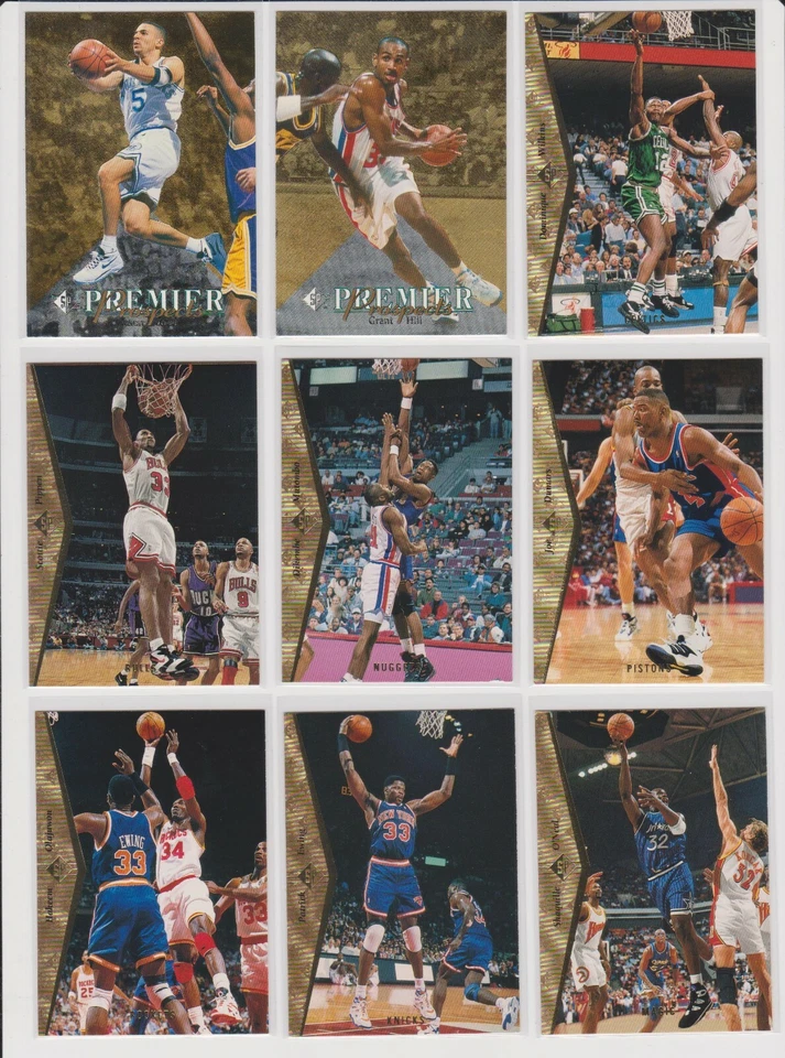 1994-95 SP Basketball NM you pick base stars RC rookie inserts Hall of Famers - Image 1 of 1