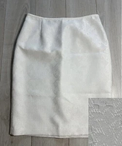 Kasper weiß Blumen Jacquard Bleistiftrock Gr. 2P - Bild 1 von 8