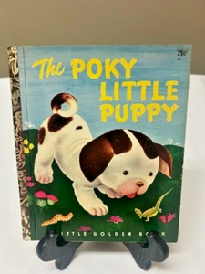 POKY LITTLE PUPPY LittleGoldenBook 1942 Vintage 29Cent C Edition Lowrey Tenggren - Picture 1 of 4