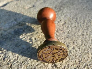 c.1900 PETSCHAFT SIEGEL seal Feichtner Maurermeister Handlung 4973 St. Martin - Bild 1 von 9