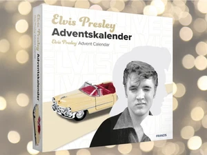 Elvis Presley Cadillac Eldorado 1953 Adventskalender 1:37 DIY Modellbausatz Xmas Gif - Bild 1 von 7