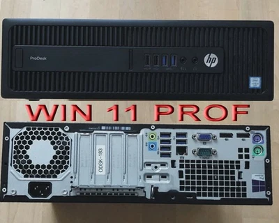 HP ProDesk 600 G2 Intel Core i5 6400 8GB RAM 500 GB HDD (NEU) mit WINDOWS 11 PRO - Bild 1 von 4