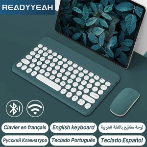 Wireless Keyboard For Apple Xiaomi Samsung Bluetooth Mouse For iOS Android - Picture 1 of 32