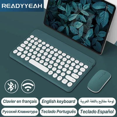 Wireless Keyboard For Apple Xiaomi Samsung Bluetooth Mouse For iOS Android - Image 1 of 4