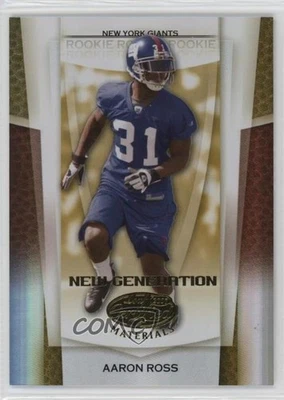 2007 Leaf Certified Materials Mirror Gold /25 Aaron Ross #151 Rookie RC - Image 1 of 2