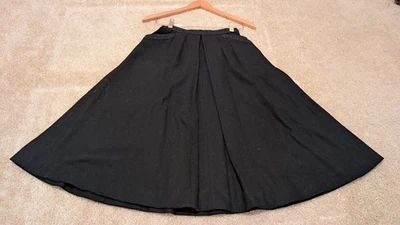 Vintage Leyton Classic - Wool Skirt Side Zip - 1960’s 1970’s Secretary Mod - Image 1 of 4