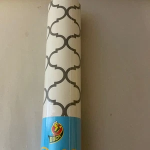 Single Roll DUCK Contact Gray Vinyl Self Adhesive Removable Covering Paper - Picture 1 of 4